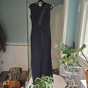Chic Black Sleeveless Maxi Dress